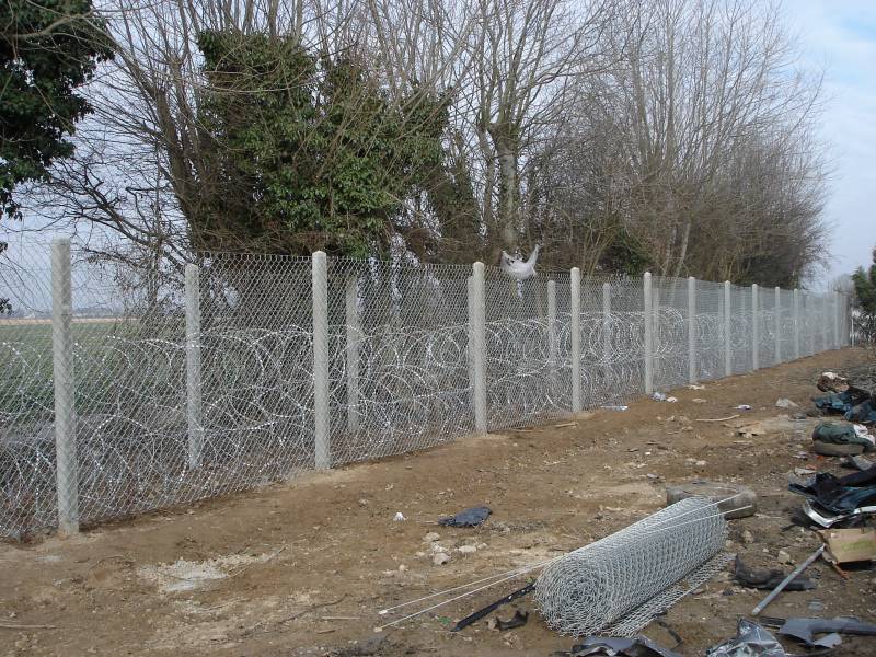 réalisation d'une clôture de sécurité renforcée en Normandie 